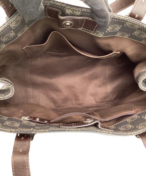 LOEWE（ロエベ）LOEWE (ロエベ) ハンドバッグ　アナグラム ダークブラウンの古着・服飾アイテム