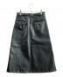 BLACK COMME des GARCONS (ブラックコムデギャルソン) フェイクレザースカート ブラック サイズ:XS：15000円