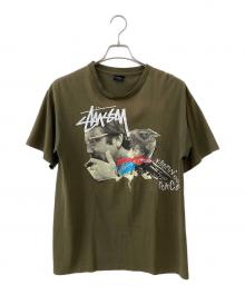 stussy（ステューシー）の古着「半袖カットソー」｜カーキ