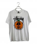stussyステューシー）の古着「半袖カットソー　2008年ハロウィン限定」｜ホワイト