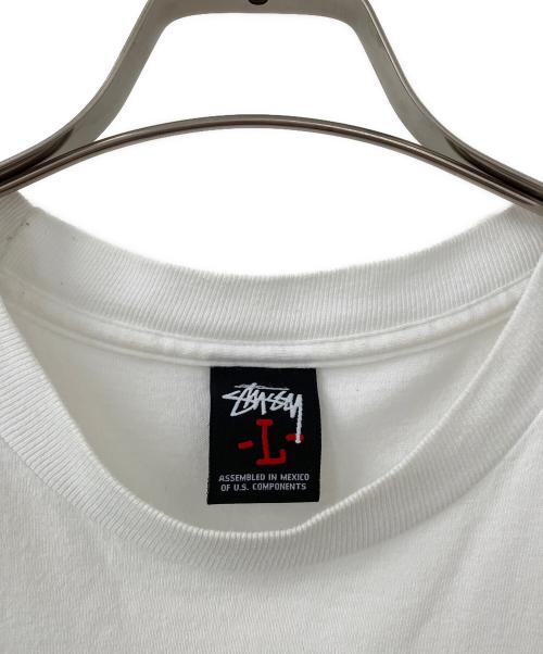 stussy（ステューシー）stussy (ステューシー) 半袖カットソー　2008年ハロウィン限定 ホワイト サイズ:Lの古着・服飾アイテム
