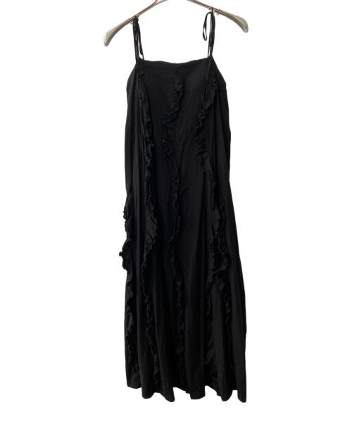 Sea Room lynn（シールームリン）Sea Room lynn (シールームリン) ノースリーブワンピース　Flare finキャミワンピース ブラック サイズ:Sの古着・服飾アイテム