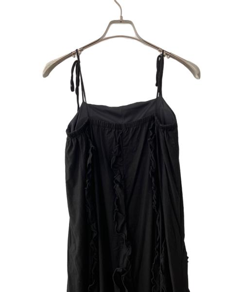 Sea Room lynn（シールームリン）Sea Room lynn (シールームリン) ノースリーブワンピース　Flare finキャミワンピース ブラック サイズ:Sの古着・服飾アイテム