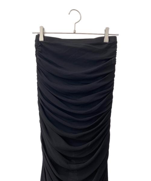 Sea Room lynn（シールームリン）Sea Room lynn (シールームリン) レイヤードスカート　Basic Flare Bottoms Layered Skirt set ブラック サイズ:Mの古着・服飾アイテム