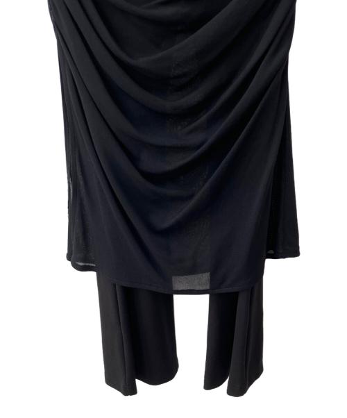 Sea Room lynn（シールームリン）Sea Room lynn (シールームリン) レイヤードスカート　Basic Flare Bottoms Layered Skirt set ブラック サイズ:Mの古着・服飾アイテム