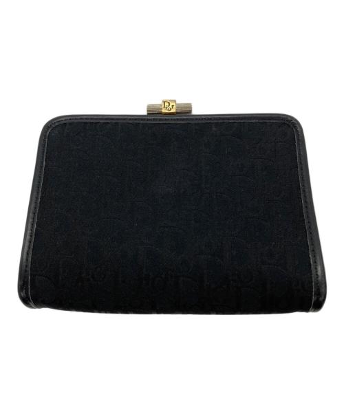 Christian Dior（クリスチャン ディオール）Christian Dior (クリスチャン ディオール) がま口ポーチ ブラックの古着・服飾アイテム