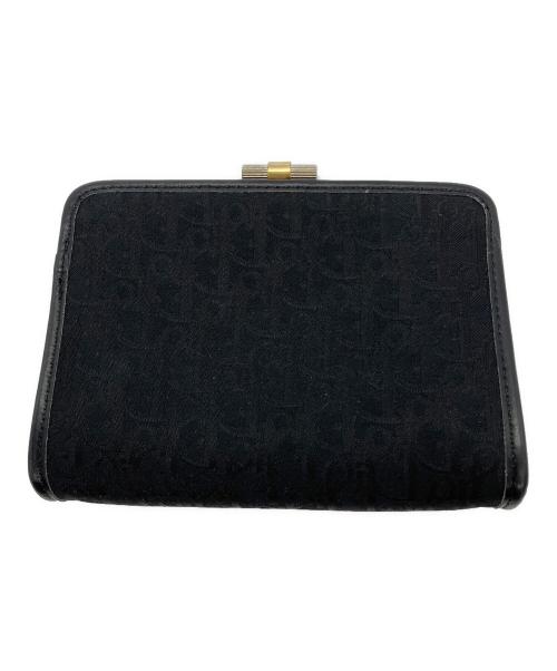 Christian Dior（クリスチャン ディオール）Christian Dior (クリスチャン ディオール) がま口ポーチ ブラックの古着・服飾アイテム