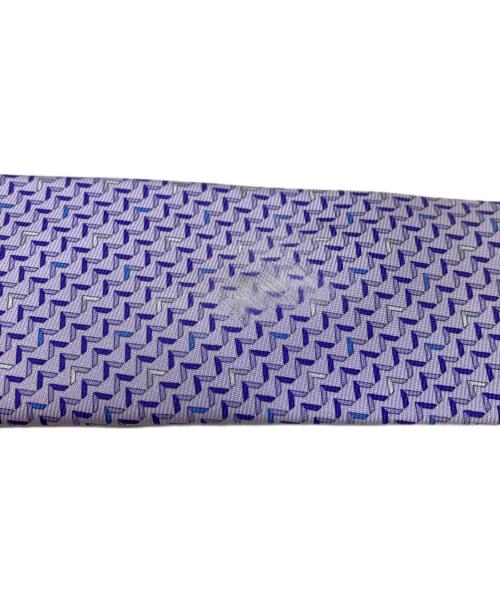 LOUIS VUITTON（ルイ ヴィトン）LOUIS VUITTON (ルイ ヴィトン) ネクタイ パープル×ホワイト サイズ:　の古着・服飾アイテム