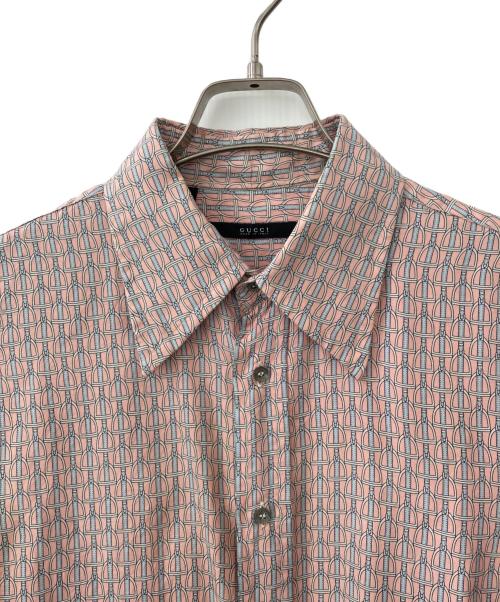 GUCCI（グッチ）GUCCI (グッチ) 長袖シャツ ピンク サイズ:40の古着・服飾アイテム