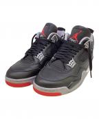 NIKEナイキ）の古着「ハイカットスニーカー　AIR JORDAN 4 Retro」｜ブラック