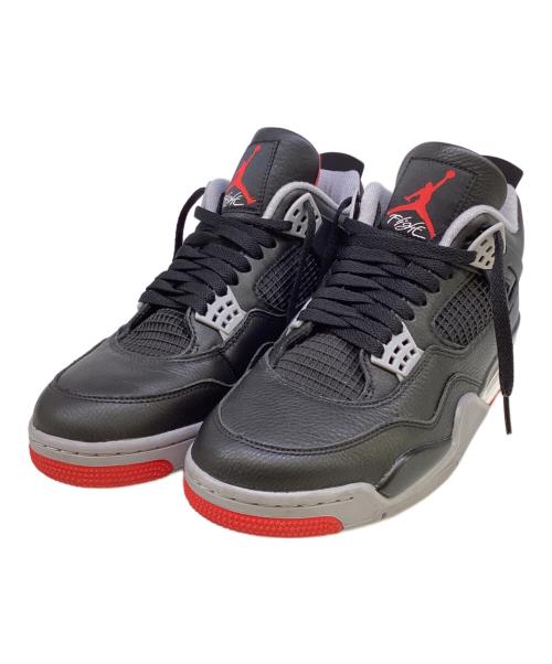 NIKE（ナイキ）NIKE (ナイキ) ハイカットスニーカー　AIR JORDAN 4 Retro ブラック サイズ:27.5の古着・服飾アイテム