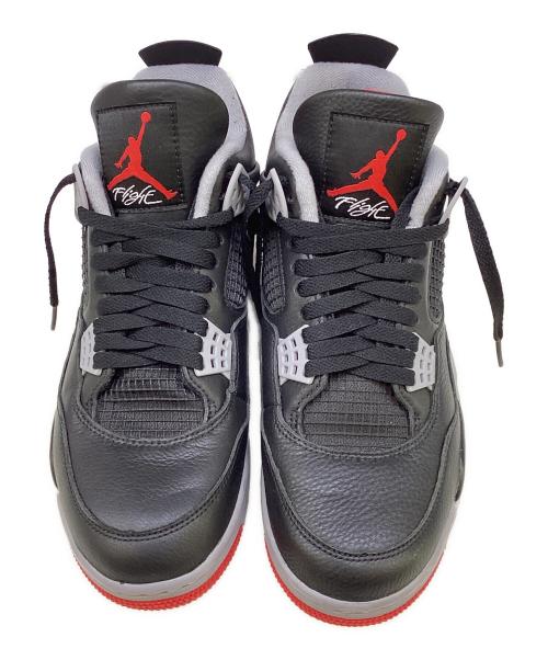 NIKE（ナイキ）NIKE (ナイキ) ハイカットスニーカー　AIR JORDAN 4 Retro ブラック サイズ:27.5の古着・服飾アイテム