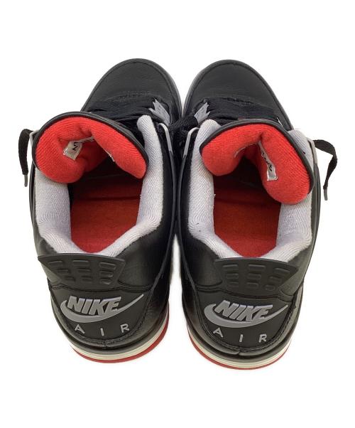 NIKE（ナイキ）NIKE (ナイキ) ハイカットスニーカー　AIR JORDAN 4 Retro ブラック サイズ:27.5の古着・服飾アイテム