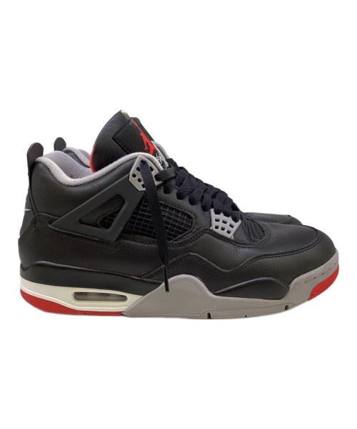 NIKE（ナイキ）NIKE (ナイキ) ハイカットスニーカー　AIR JORDAN 4 Retro ブラック サイズ:27.5の古着・服飾アイテム