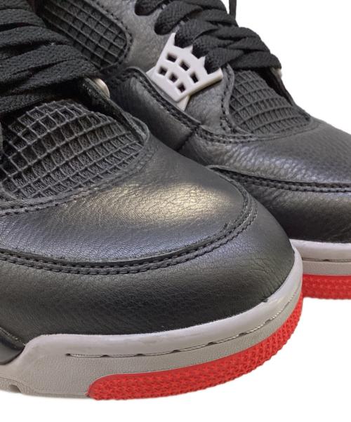 NIKE（ナイキ）NIKE (ナイキ) ハイカットスニーカー　AIR JORDAN 4 Retro ブラック サイズ:27.5の古着・服飾アイテム