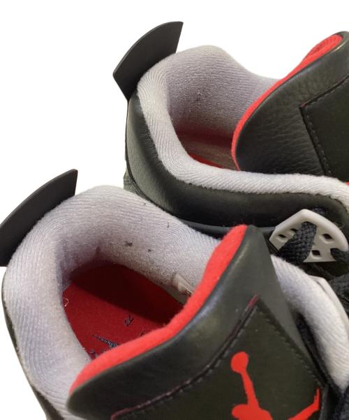 NIKE（ナイキ）NIKE (ナイキ) ハイカットスニーカー　AIR JORDAN 4 Retro ブラック サイズ:27.5の古着・服飾アイテム