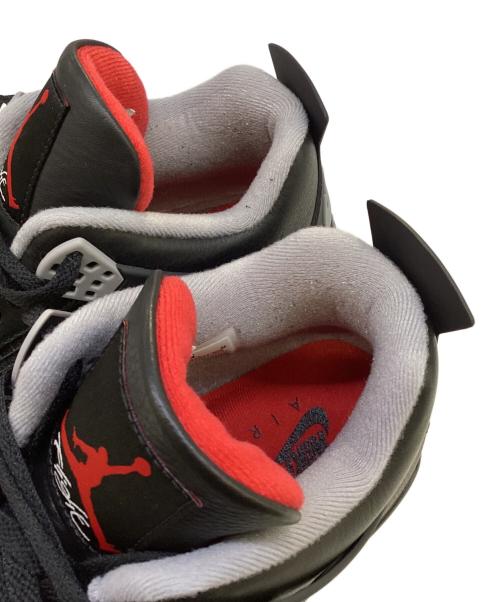 NIKE（ナイキ）NIKE (ナイキ) ハイカットスニーカー　AIR JORDAN 4 Retro ブラック サイズ:27.5の古着・服飾アイテム