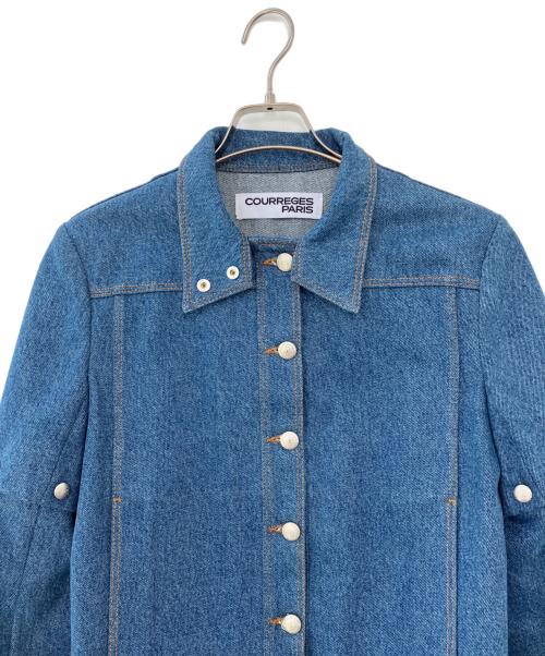 courreges Paris（クレージュ）courreges Paris (クレージュ) ジャケット インディゴ サイズ:36の古着・服飾アイテム