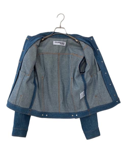 courreges Paris（クレージュ）courreges Paris (クレージュ) ジャケット インディゴ サイズ:36の古着・服飾アイテム
