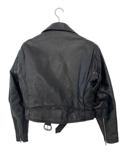 HARLEY-DAVIDSON（ハーレーダビッドソン）HARLEY-DAVIDSON (ハーレーダビッドソン) ダブルライダースジャケット ブラック サイズ:Sの古着・服飾アイテム