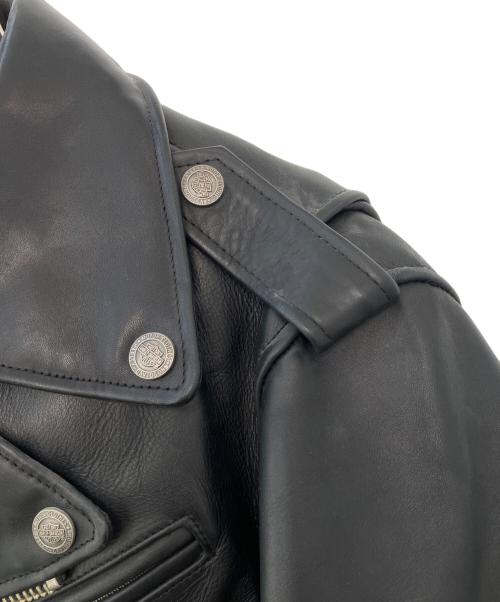 HARLEY-DAVIDSON（ハーレーダビッドソン）HARLEY-DAVIDSON (ハーレーダビッドソン) ダブルライダースジャケット ブラック サイズ:Sの古着・服飾アイテム