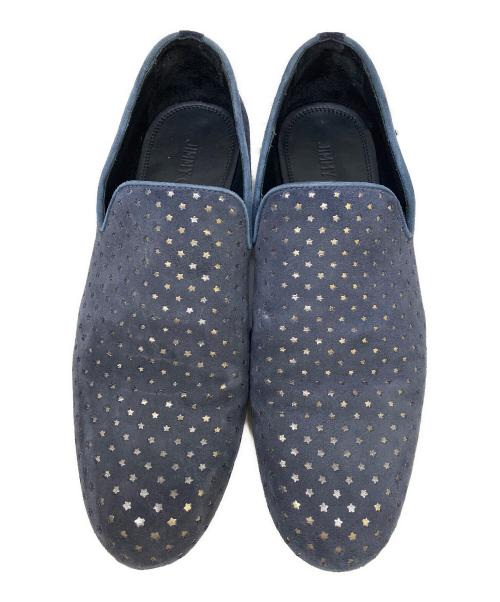 JIMMY CHOO（ジミーチュウ）JIMMY CHOO (ジミーチュウ) ローファー ネイビー サイズ:42　1/2の古着・服飾アイテム