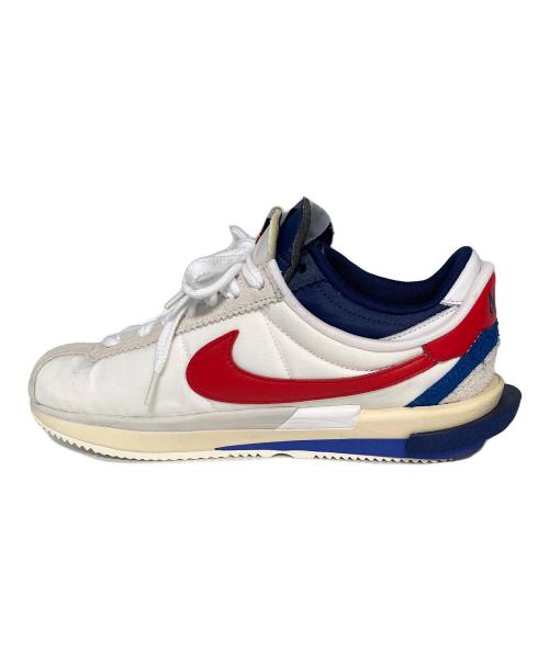 NIKE（ナイキ）NIKE (ナイキ) sacai (サカイ) スニーカ　ZOOM CORTEZ SP ホワイト×レッド サイズ:27.5の古着・服飾アイテム
