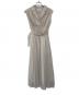 HER LIP TO（ハーリップトゥ）の古着「Classic Oxford Belted Dress」｜ライトグレー
