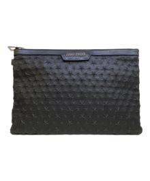 JIMMY CHOO（ジミーチュウ）の古着「クラッチバッグ」｜ブラック