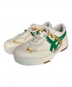 Onitsuka Tigerオニツカタイガー）の古着「スニーカー DELEGATION EX」｜アイボリー×グリーン