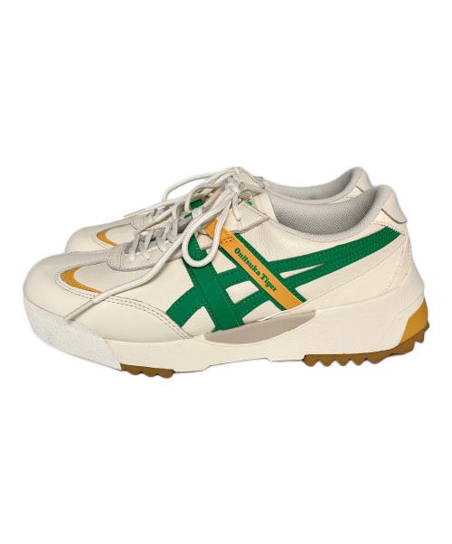 Onitsuka Tiger（オニツカタイガー）Onitsuka Tiger (オニツカタイガー) スニーカー DELEGATION EX アイボリー×グリーン サイズ:25の古着・服飾アイテム
