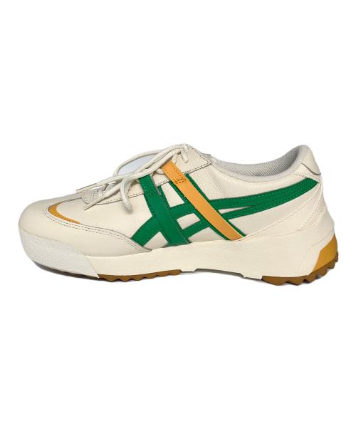 Onitsuka Tiger（オニツカタイガー）Onitsuka Tiger (オニツカタイガー) スニーカー DELEGATION EX アイボリー×グリーン サイズ:25の古着・服飾アイテム