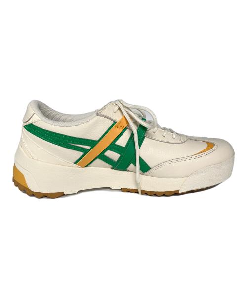 Onitsuka Tiger（オニツカタイガー）Onitsuka Tiger (オニツカタイガー) スニーカー DELEGATION EX アイボリー×グリーン サイズ:25の古着・服飾アイテム