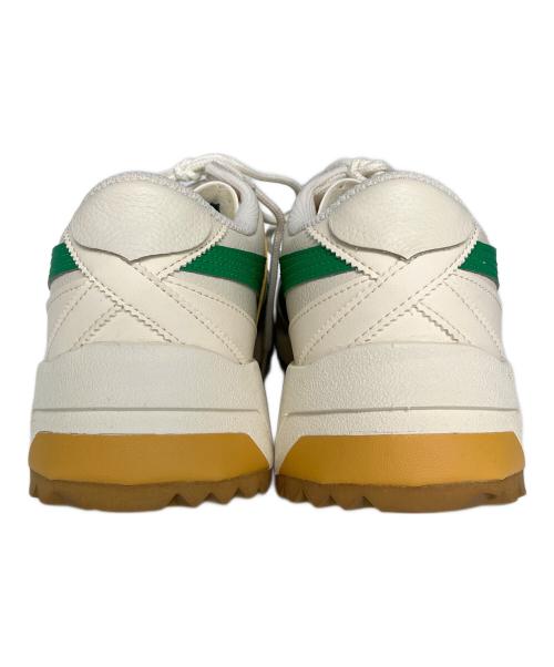 Onitsuka Tiger（オニツカタイガー）Onitsuka Tiger (オニツカタイガー) スニーカー DELEGATION EX アイボリー×グリーン サイズ:25の古着・服飾アイテム