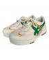 Onitsuka Tiger（オニツカタイガー）の古着「スニーカー DELEGATION EX」｜アイボリー×グリーン