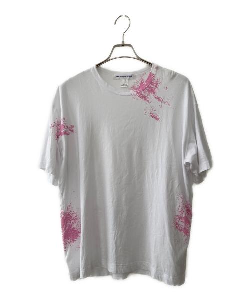 COMME des GARCONS SHIRT（コムデギャルソンシャツ）COMME des GARCONS SHIRT (コムデギャルソンシャツ) 半袖カットソー ホワイト サイズ:Sの古着・服飾アイテム