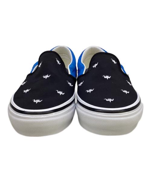 VANS（ヴァンズ）VANS (ヴァンズ) スリッポン　LIBERAIDERS ブラック×ブルー サイズ:27.5の古着・服飾アイテム