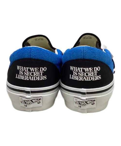 VANS（ヴァンズ）VANS (ヴァンズ) スリッポン　LIBERAIDERS ブラック×ブルー サイズ:27.5の古着・服飾アイテム