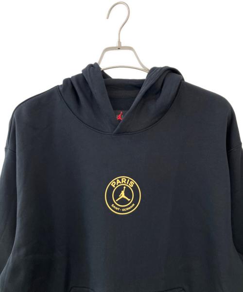 JORDAN（ジョーダン）JORDAN (ジョーダン) Paris Saint-Germain (パリサンジェルマン) プルオーバーパーカー ブラック サイズ:XXLの古着・服飾アイテム