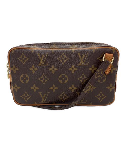LOUIS VUITTON（ルイ ヴィトン）LOUIS VUITTON (ルイ ヴィトン) ショルダーポーチ　マルリーバンドリエール ブラウンの古着・服飾アイテム