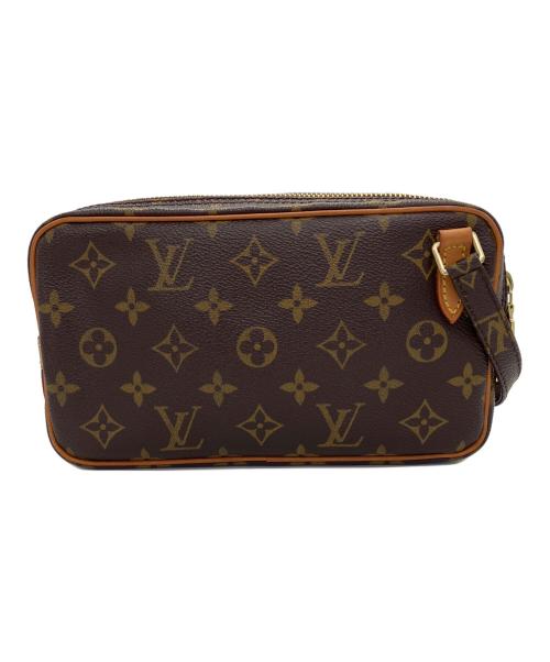 LOUIS VUITTON（ルイ ヴィトン）LOUIS VUITTON (ルイ ヴィトン) ショルダーポーチ　マルリーバンドリエール ブラウンの古着・服飾アイテム