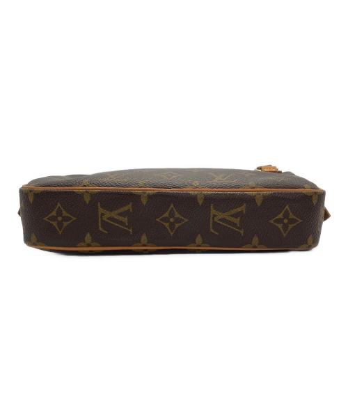 LOUIS VUITTON（ルイ ヴィトン）LOUIS VUITTON (ルイ ヴィトン) ショルダーポーチ　マルリーバンドリエール ブラウンの古着・服飾アイテム