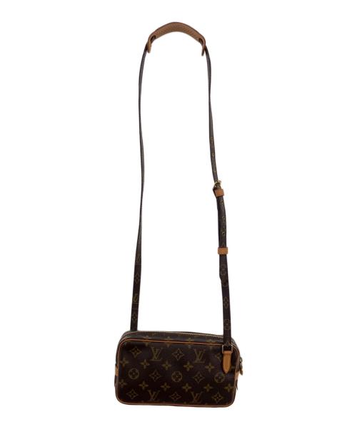 LOUIS VUITTON（ルイ ヴィトン）LOUIS VUITTON (ルイ ヴィトン) ショルダーポーチ　マルリーバンドリエール ブラウンの古着・服飾アイテム