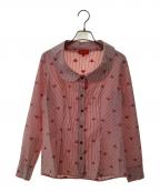 Vivienne Westwood RED LABELヴィヴィアンウエストウッドレッドレーベル）の古着「長袖ブラウス」｜レッド