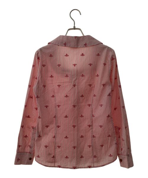 Vivienne Westwood RED LABEL（ヴィヴィアンウエストウッドレッドレーベル）Vivienne Westwood RED LABEL (ヴィヴィアンウエストウッドレッドレーベル) 長袖ブラウス レッド サイズ:1の古着・服飾アイテム
