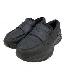 PUMA（プーマ）の古着「ローファー Puma LOAFYR WMNS PUMA BLACK」｜ブラック