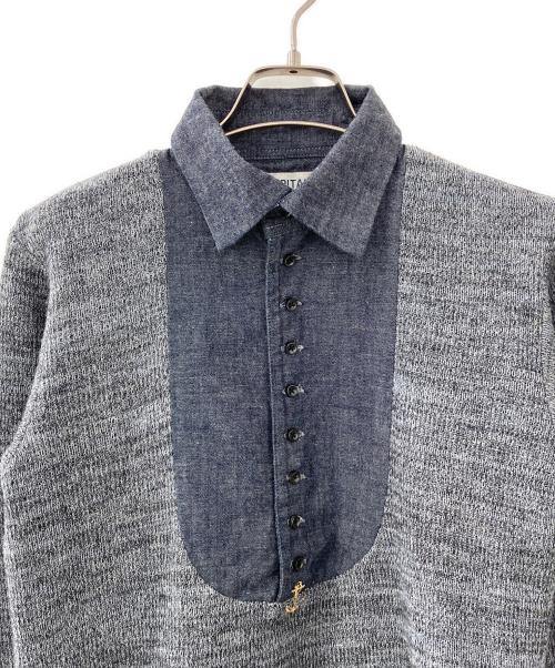 KAPITAL（キャピタル）KAPITAL (キャピタル) 厚手ニット グレー サイズ:XSの古着・服飾アイテム