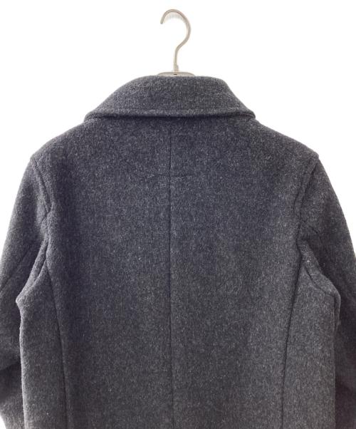 DANTON（ダントン）DANTON (ダントン) ウールコート　モッサー丸えりジャケット グレー サイズ:42の古着・服飾アイテム