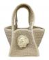 Her lip to（ハーリップトゥ）の古着「Rose Straw Tote Bag」｜ホワイト