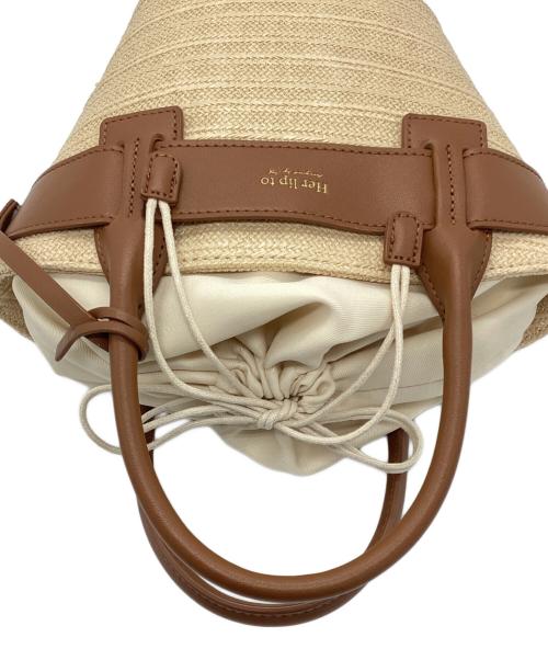 HER LIP TO（ハーリップトゥ）Her lip to (ハーリップトゥ) Palma Mini Tote Bag ブラウンの古着・服飾アイテム